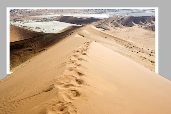 Dunes dans le désert namibien, Namibie — Photo