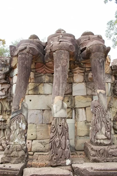 Terrace of the elephants — Stock Photo, Image
