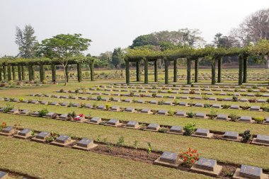 Müttefik savaş Memorial mezarlığı (Htauk Kyant)