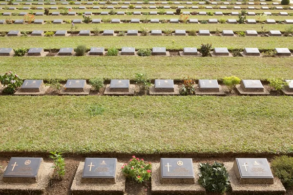 Allied War Memorial Cemetery (Htauk Kyant) — Stockfoto