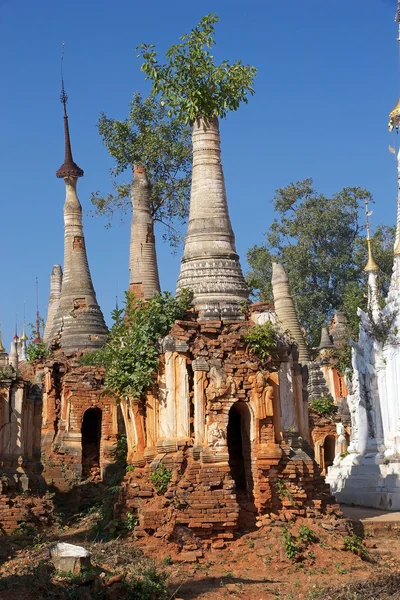 Shwe Inn Dain Pagoda complex — Stock Photo, Image