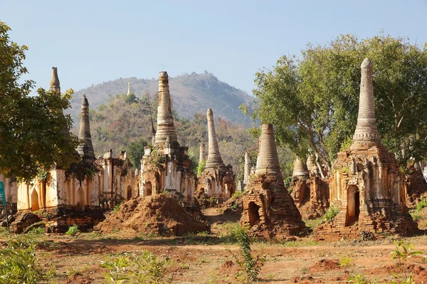 Complexo Shwe Inn Dain Pagoda — Fotografia de Stock