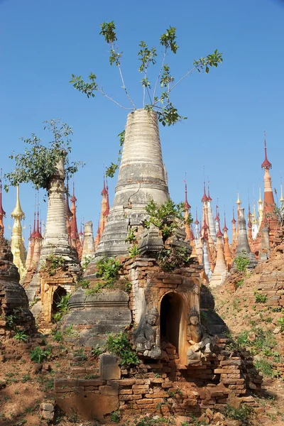 Complejo de pagoda Shwe Inn Dain —  Fotos de Stock