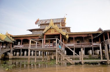 Nga Phe Chaung Monastery Myanmar