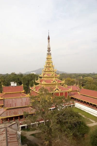 Mandalay palace — Stockfoto