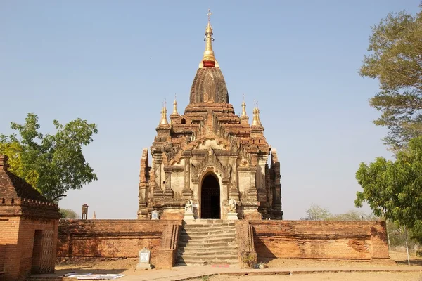 Templo Shin Izza Gawna, Bagan, Mynamar — Foto de Stock