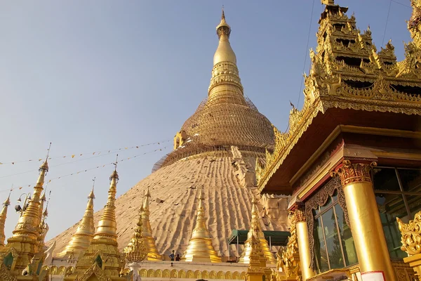 Shwedagon Pagoda, Rangún, Myanmar — Foto de Stock