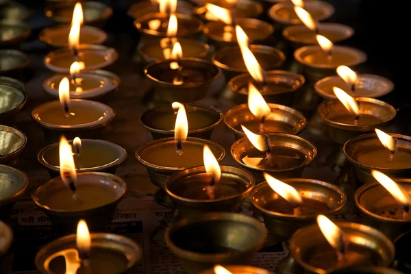 Boter lamp bij het klooster, Sikkim, India — Stockfoto