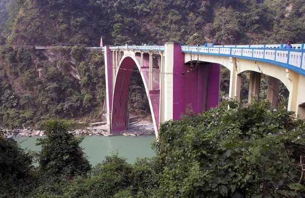 Στέψη γέφυρα, Δυτική Βεγγάλη, Ινδία — Φωτογραφία Αρχείου