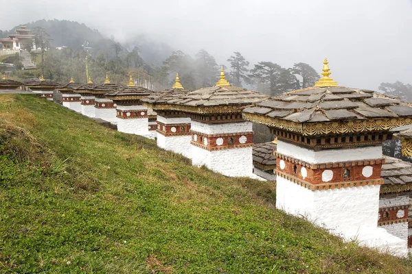 Χορδώματα στο πέρασμα Ντότσουλα, Μπουτάν — Φωτογραφία Αρχείου