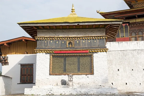 Chorten no Punakha Dzong, Punakha, Butão — Fotografia de Stock