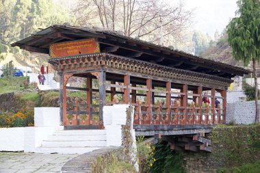 Trongsa Dzong, Trongsa, Bhutan clipart