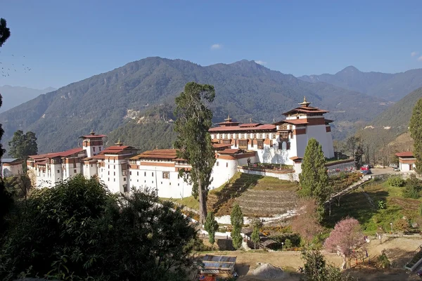 Trongsa 宗，Trongsa 不丹 — 图库照片