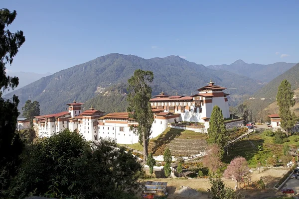 Trongsa Dzong, Trongsa, 부탄 — 스톡 사진