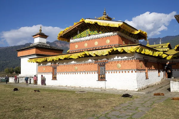 Jampey Lhakhang 사원, Chhoekhor, 부탄 — 스톡 사진