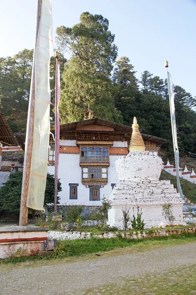 Kurjey Lhakhang, Bhutan — Zdjęcie stockowe
