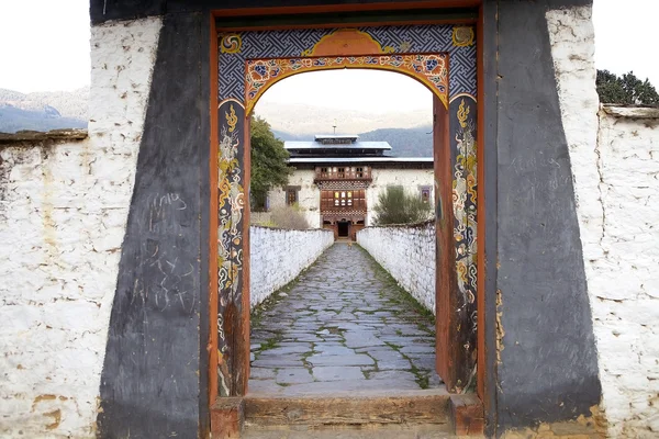 Руины дворца Вангдуэчхолинг, Бумтанг, Бхутан — стоковое фото