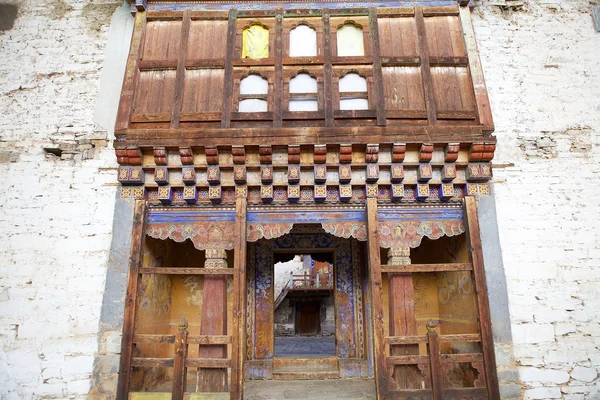 Wangduechhoeling Palace ruins, Bumthang, Bhutan — Stock Photo, Image