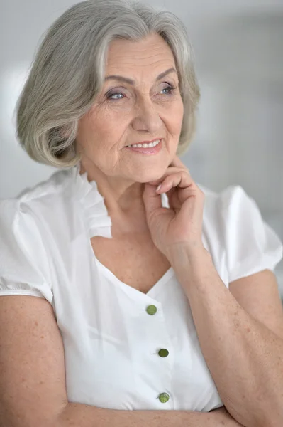 Senior woman portrait — Stock Photo, Image