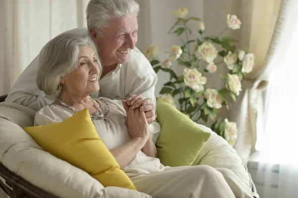 Feliz pareja de ancianos —  Fotos de Stock