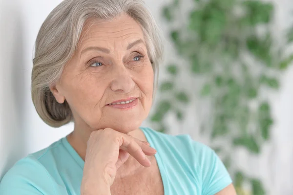 Senior vrouw portret — Stockfoto