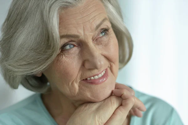 Senior woman portrait — Stock Photo, Image