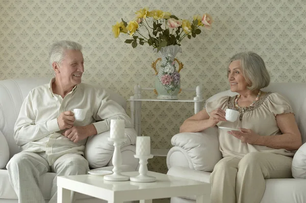 Feliz pareja de ancianos —  Fotos de Stock