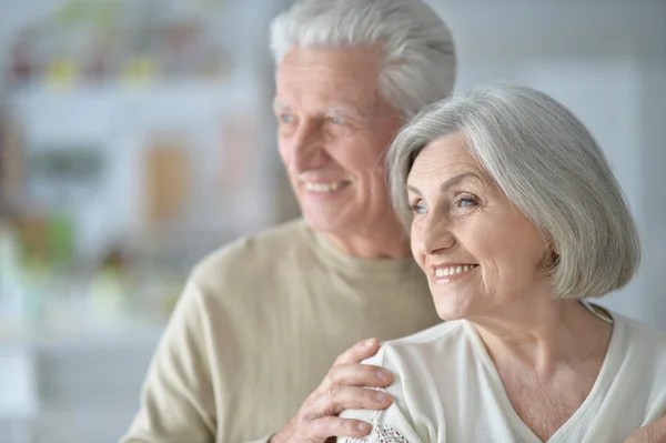 Glückliches Seniorenpaar — Stockfoto