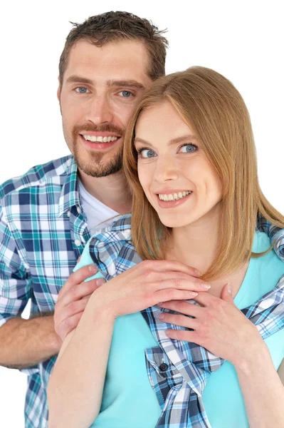 Cheerful young couple — Stock Photo, Image