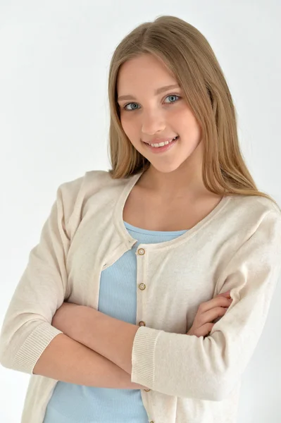 Cute teenager girl posing — Stock Photo, Image