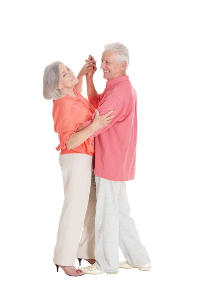 Elderly couple dancing Stock Picture