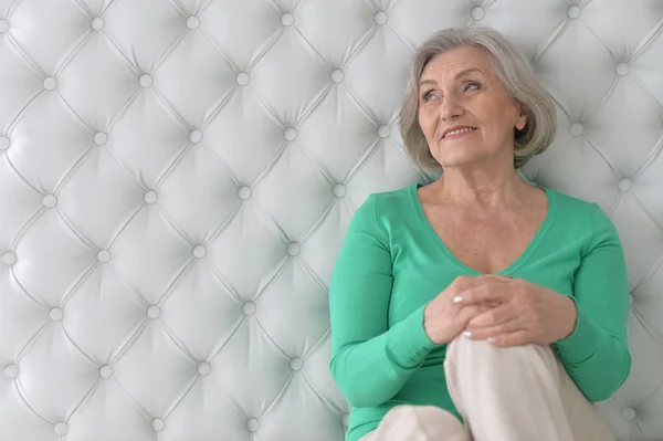 Senior woman portrait — Stock Photo, Image