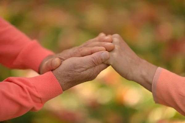 Duas mãos juntas. — Fotografia de Stock