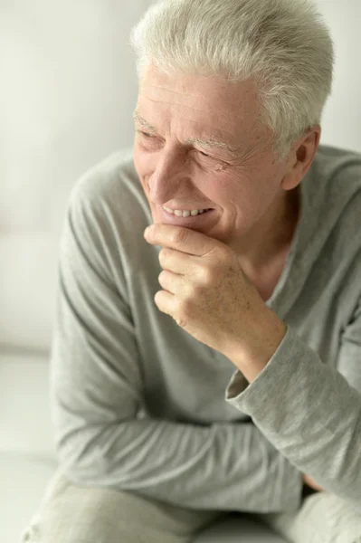 Senior man  at home — Stock Photo, Image