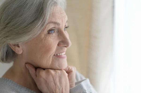 Senior woman portrait — Stock Photo, Image