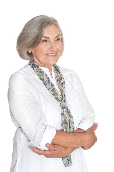 Portrait of beautiful senior woman — Stock Photo, Image