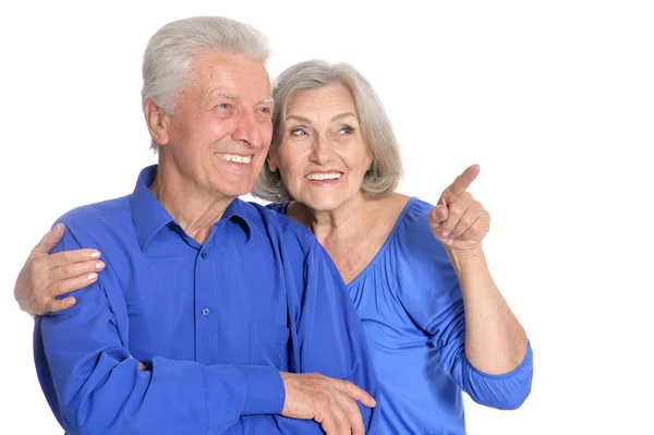 Feliz pareja de ancianos —  Fotos de Stock