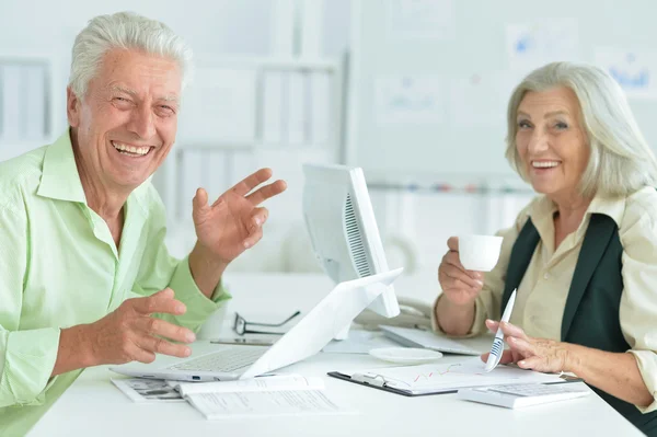 Senior businee mensen — Stockfoto