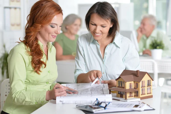 Architects Working In Office — Stock Photo, Image