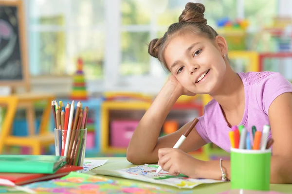 Linda estudiante chica — Foto de Stock