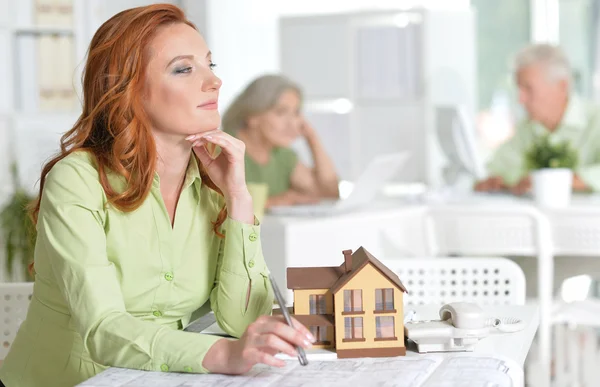 Architects Working In Office — Stock Photo, Image