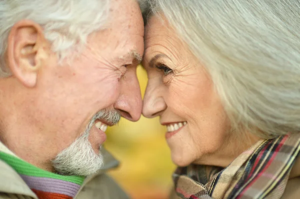 Smiling senior couple — Stock Photo, Image
