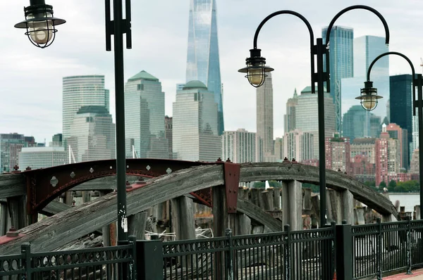 New Yorks Stadssiluett Förenta Staterna — Stockfoto