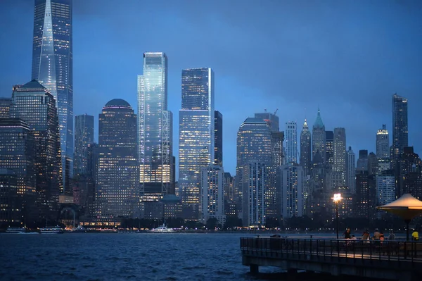 New Yorks Stadssiluett Förenta Staterna — Stockfoto