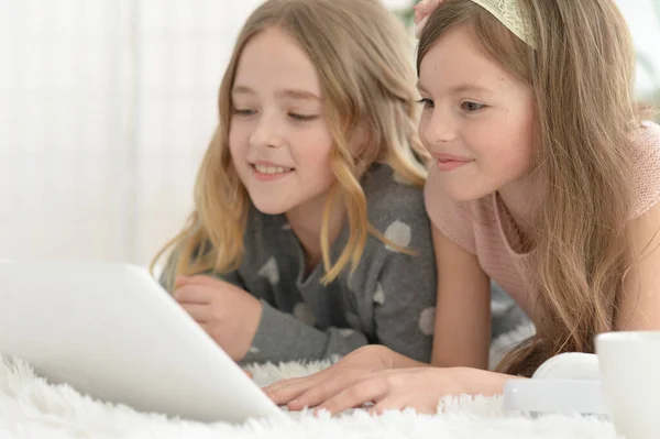 Two Beautiful Laptop Home — Stock Photo, Image