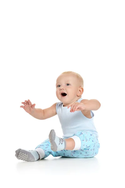 Baby boy sitting — Stock Photo, Image