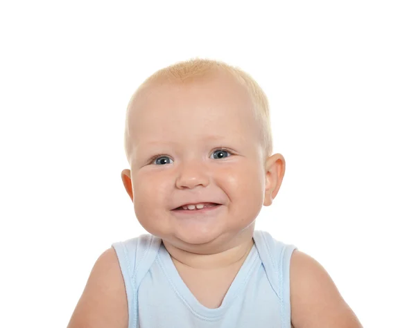 Милый мальчик улыбается — стоковое фото