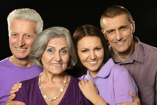 Leuke familie portret — Stockfoto