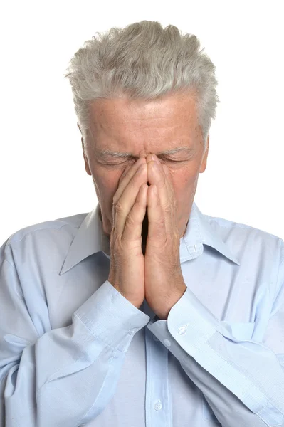 Hombre mayor frustrado — Foto de Stock