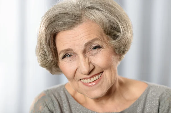 Senior woman portrait — Stock Photo, Image